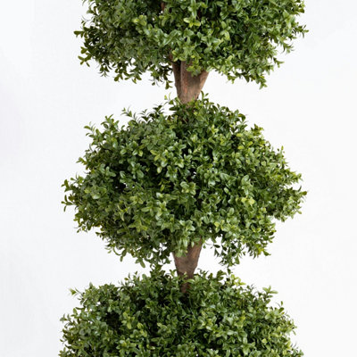 Blooming Artificial - 120cm / 4ft Artificial Boxwood Triple