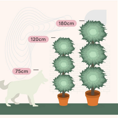 Blooming Artificial - 120cm / 4ft Artificial Boxwood Triple