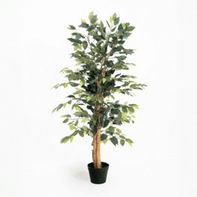 Blooming Artificial - 120cm / 4ft Fake Ficus Tree - Indoor Use - Pack of 1