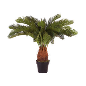 Blooming Artificial 3ft / 95cm Green Artificial Cycas Revoluta Plant - Exotic Indoor Faux - Pack of 1