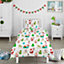Bloomsbury Mill - Winter Wonderland Christmas Kids Toddler Cot Bed Duvet Cover and Pillowcase Set - Cot Bed - 150 x 120cm