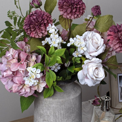 Bloomville Urn Vase - Ceramic - L19 x W19 x H31 cm - Stone - 4