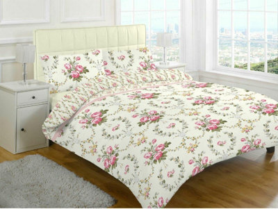 Blossom Duvet Quilt Cover Polycotton Luxury Printed Bedding Set & Pillowcases