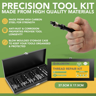 BLOSTM 151Pcs Thread Repair Kit - 4