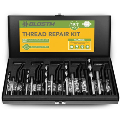 BLOSTM 151Pcs Thread Repair Kit - 9