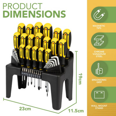BLOSTM 44PC Screwdriver Set With Stand - 3