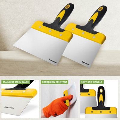 BLOSTM 7" Wallpaper Scrapers - 2 Pack - 9