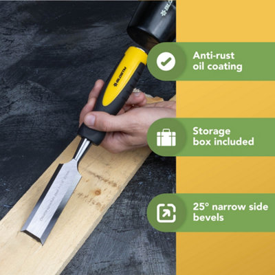 BLOSTM 8 Piece Wood Chisel Set - 3