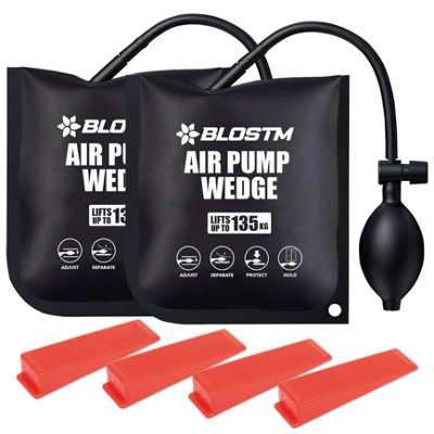 BLOSTM Air Pump Wedge Bags Rubber