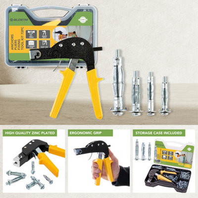 BLOSTM Anchors Pliers Fixing Tool Kit 72Pc - 7
