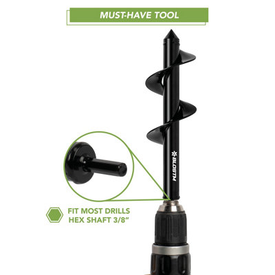 BLOSTM Auger Drill Bits - 2 Piece - 7