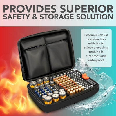 BLOSTM Battery Organizer Storage Case - 5