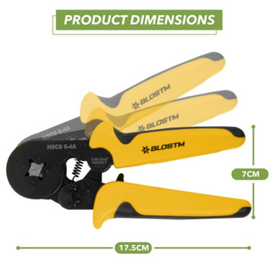 BLOSTM Bootlace Ferrules Crimping Pliers Set - 4