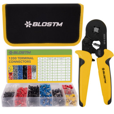 BLOSTM Bootlace Ferrules Crimping Pliers Set - 7