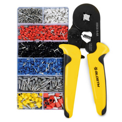 BLOSTM Bootlace Ferrules Crimping Pliers Set - 9
