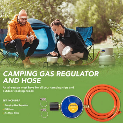BLOSTM Camping Gas Regulator & Hose - 3