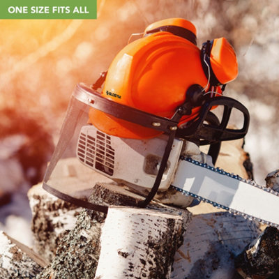 BLOSTM Chainsaw Safety Helmet With Visor - 9