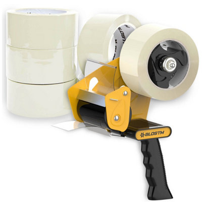 BLOSTM Clear Packaging Tape & Gun Dispenser - 3