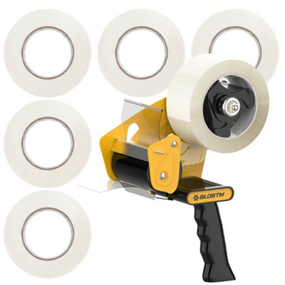 BLOSTM Clear Packaging Tape & Gun Dispenser - 4