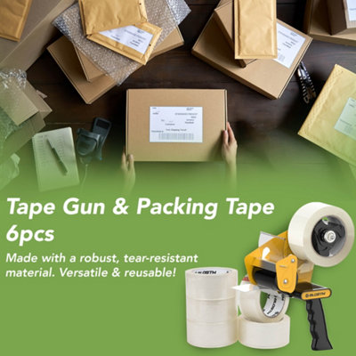 BLOSTM Clear Packaging Tape & Gun Dispenser - 7