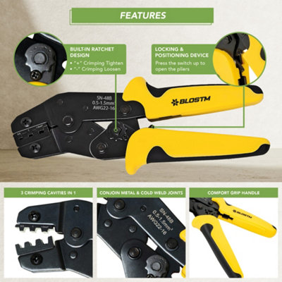 BLOSTM Crimping Tool Set - 600 Pcs - 9