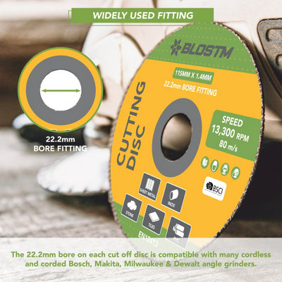 BLOSTM Cutting Discs - 10 Pack - 4