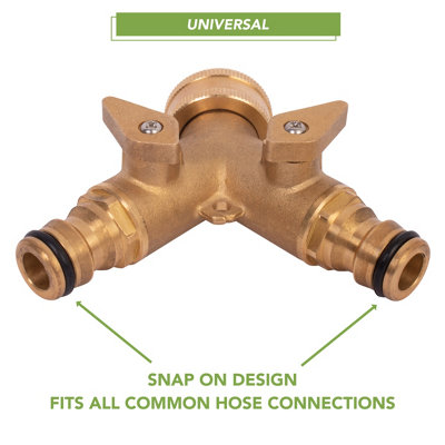 BLOSTM Double Hose Tap Connector - 3
