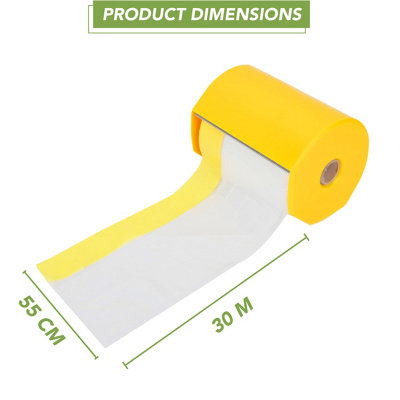 BLOSTM Dust Sheet Rolls - 3 Pack
