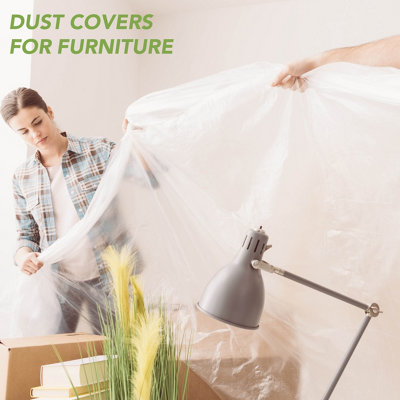 BLOSTM Dust Sheets - 8 Sheets Water-Resistant - 4