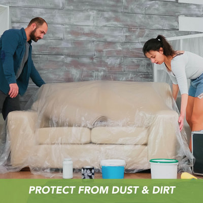 BLOSTM Dust Sheets - 8 Sheets Water-Resistant - 7