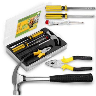 BLOSTM Essential Hand Tool Kit 5 Pieces