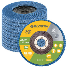 BLOSTM Flap Discs - Pack Of 10