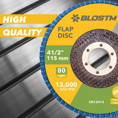 BLOSTM Flap Discs - Pack Of 10 - 7