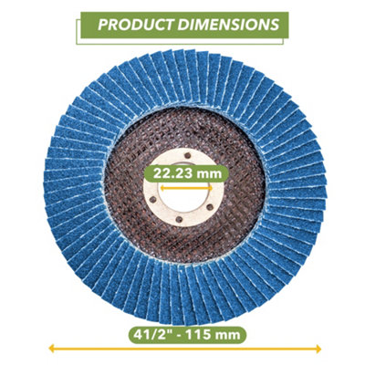 BLOSTM Flap Discs - Pack Of 10 - 8