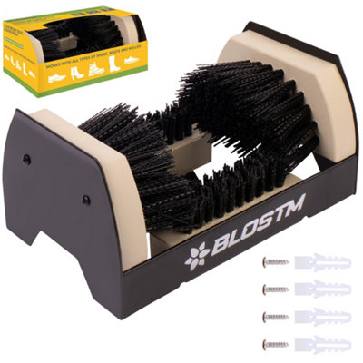 BLOSTM Floor Mount Boot Scraper Brush