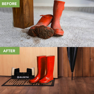 BLOSTM Floor Mount Boot Scraper Brush - 9
