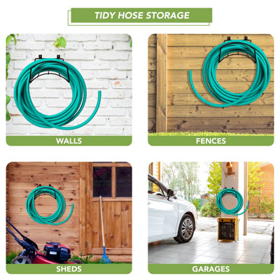 BLOSTM Garden Hose Holder Mounted - 3