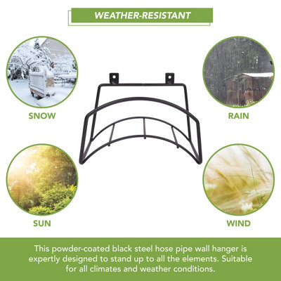 BLOSTM Garden Hose Holder Mounted - 5