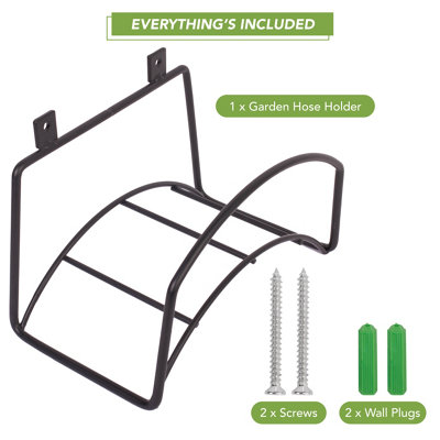 BLOSTM Garden Hose Holder Mounted - 7