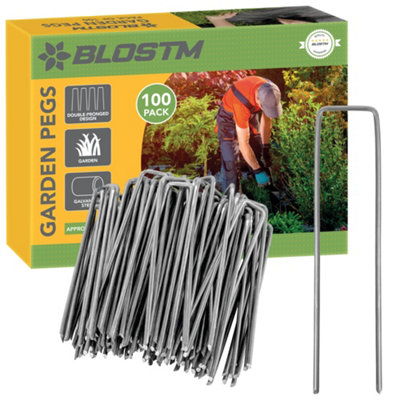 BLOSTM Garden Pegs - Pack Of 100