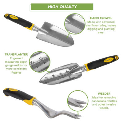 BLOSTM  Garden Tool Set - 5 Piece - 3