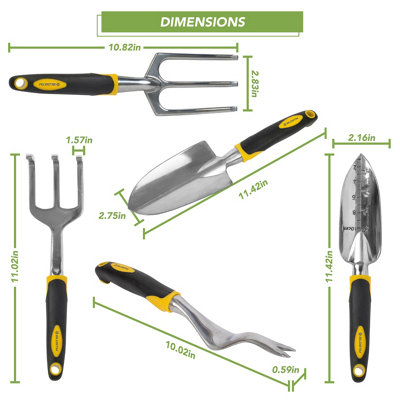 BLOSTM  Garden Tool Set - 5 Piece - 4
