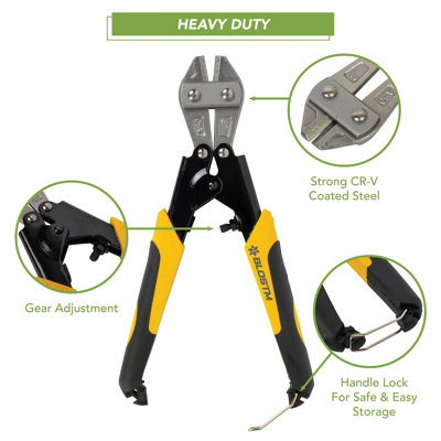 BLOSTM Heavy Duty Bolt Cutter 8" - 3