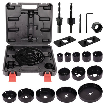 BLOSTM Hole Saws Set 21Pcs - 19mm to 152mm