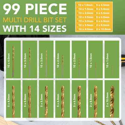 BLOSTM HSS Drill Bit Set 99 Piece - 3