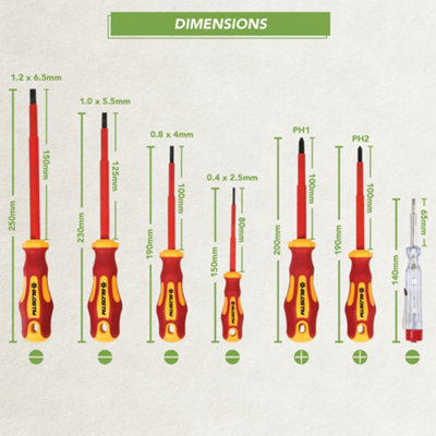 BLOSTM Insulated Screwdriver Set - 5