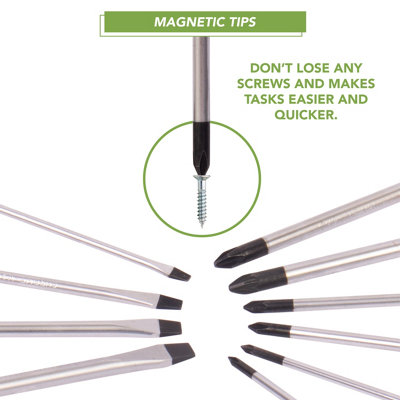 BLOSTM Magnetic Screwdriver Set 10 Piece - 3