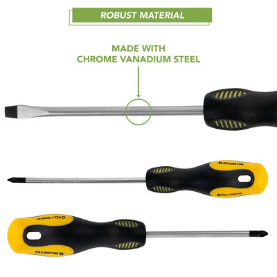 BLOSTM Magnetic Screwdriver Set 10 Piece - 8