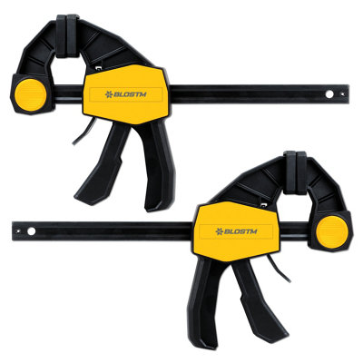 BLOSTM Mini Ratchet Bar Clamp Set - Pack Of 2 -150Mm (6