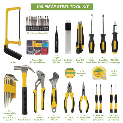 BLOSTM Multi Tool Kit 100 Piece - 4